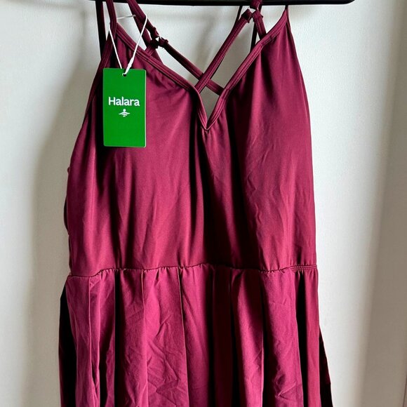 Halara Dress, Micro Mini with Eaasy Peezy shorts- NWT , Large - Picture 2 of 5